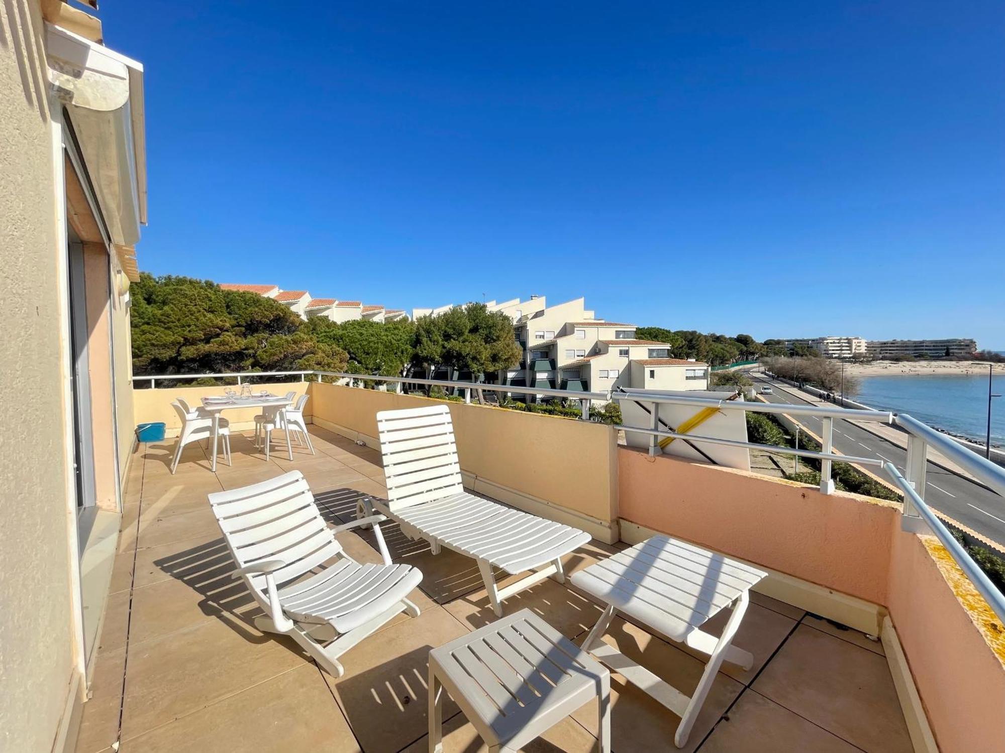 Sète Appartement 2 Pieces Avec Terrasse 25M² Et Parking A 50M De La Plage - Fr-1-338-114 מראה חיצוני תמונה
